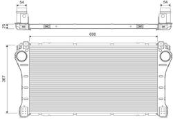 VALEO Chladič plniaceho vzduchu VALEO 818375 (818375)