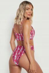 Boohoo Bikini Alsó Animal Print NE7 zcu M