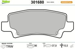 VALEO Sada brzdových platničiek kotúčovej brzdy VALEO 301680 (301680)