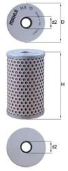 MAHLE Hydraulický filter riadenia MAHLE HX 15 (HX 15)