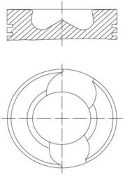 MAHLE Piest MAHLE 030 98 02 (030 98 02)