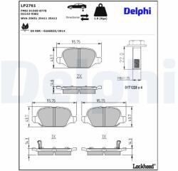 DELPHI Klocki Ham. Tyl (lp2761)