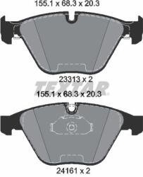 TEXTAR Sada brzdových platničiek kotúčovej brzdy TEXTAR 2331303 (2331303)