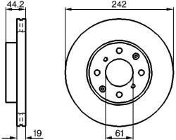 Bosch Brzdový kotúč BOSCH 0 986 478 503 (0 986 478 503)