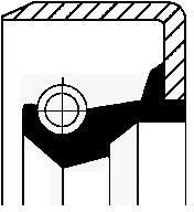 CORTECO Tesniaci krúżok brzdovej čeľuste CORTECO 01017009B (01017009B)