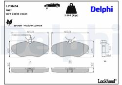 DELPHI Klocki Hamulcowe Przod (lp3624)