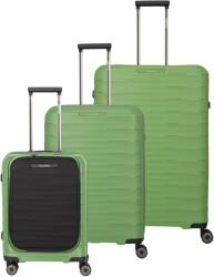 Travelite Mooby S, M, L Front pocket Green Valiza