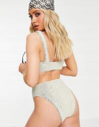  Asos Design Bikini Alsó Textúra Magas Állapot XXC hku