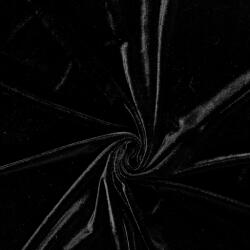 Takoy Elasztikus bársony anyag premium fekete