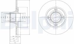 DELPHI Tarcza Ham. Z Loz. Renault Clio I (bg9033rs)