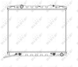 NRF Chladič motora NRF 53366 (53366)