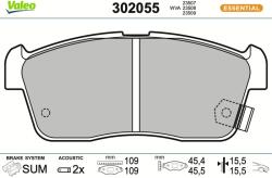 VALEO Sada brzdových platničiek kotúčovej brzdy VALEO 302055 (302055)
