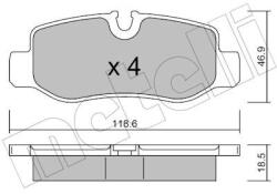METELLI Sada brzdových platničiek kotúčovej brzdy METELLI 22-1023-0 (22-1023-0)