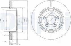 DELPHI Tarcza Ham. Chrysler 300c Tyl (bg4073)