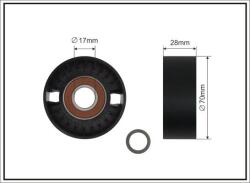 CAFFARO Napínacia kladka rebrovaného klinového remeňa CAFFARO 284-00 SC (284-00 SC)