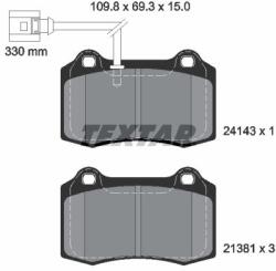 TEXTAR Sada brzdových platničiek kotúčovej brzdy TEXTAR 2414301 (2414301)