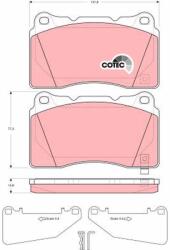 TRW Sada brzdových platničiek kotúčovej brzdy TRW GDB3349 (GDB3349)