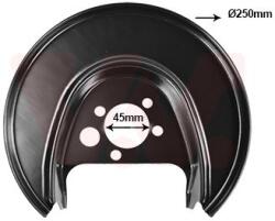VAN WEZEL Ochranný plech proti rozstreku, Brzdový kotúč VAN WEZEL 5817374 (5817374)