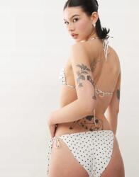 Monki kötött bikinialsó pöttyös mintával B03 cuo Xxs