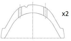 FAI AutoParts Dištančná podložka, kľukový hriadeľ FAI AutoParts BT3013-STD (BT3013-STD)