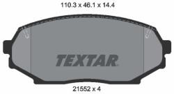 TEXTAR Sada brzdových platničiek kotúčovej brzdy TEXTAR 2155202 (2155202)
