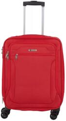 Słoń Torbalski Kis kabinbőrönd puha anyagból 55 cm, szélesítővel, piros (04-0151K-09)