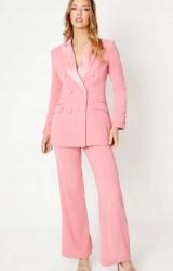 Boohoo Rózsaszín Gombos Blézer B18 djl M
