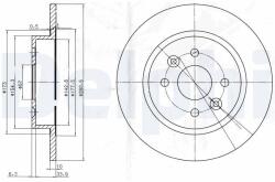 DELPHI Tarcza Ham. Kia Shuma Tyl (bg3804)