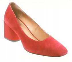 Simen 3659A Félcipő Piros Velúr 38-AS Méret (3659A)