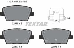 TEXTAR Sada brzdových platničiek kotúčovej brzdy TEXTAR 2287601 (2287601)