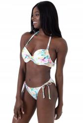 DORINA Bikini Alsó Magas Kötés Virág Mintás NG8 edx L