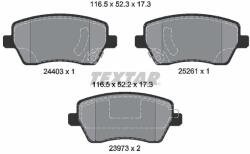 TEXTAR Sada brzdových platničiek kotúčovej brzdy TEXTAR 2440301 (2440301)