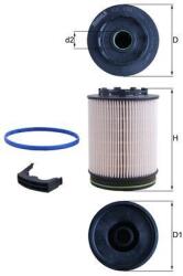 MAHLE Palivový filter MAHLE KX 705D (KX 705D)