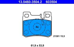 ATE Sada brzdových platničiek kotúčovej brzdy ATE 13.0460-3504.2 (13.0460-3504.2)