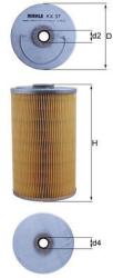 KNECHT Palivový filter KNECHT KX 37 (KX 37)