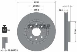 TEXTAR Brzdový kotúč TEXTAR 92263303 (92263303)