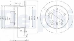 DELPHI Tarcza Ham. Mercedes Sprinter (bg3235)