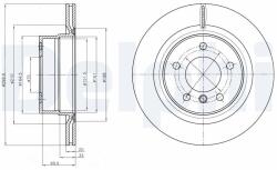 DELPHI Brzdový kotúč DELPHI BG4293C (BG4293C)