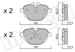 METELLI Sada brzdových platničiek kotúčovej brzdy METELLI 22-0920-0 (22-0920-0)