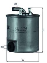 MAHLE Filtr Paliwa Mb (kl 174)