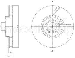 METELLI Brzdový kotúč METELLI 23-1867C (23-1867C)
