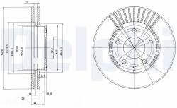 DELPHI Tarcza Ham. Mazda Xedos (bg3232)
