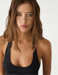 Stradivarius Fekete Nyitott Hátú Felső B15 jrl L