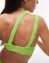 Topshop zöld bikini felső aszimmetria textúra NH2 ads M