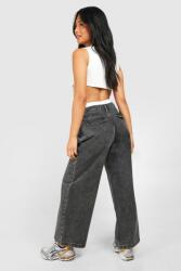 Boohoo Szürke Farmer Nadrág Kontraszt B18 xcj M