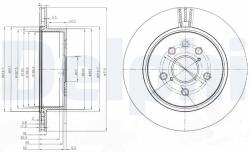 DELPHI Brzdový kotúč DELPHI BG4024 (BG4024)