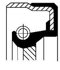 CORTECO Tesniaci krúżok kľukového hriadeľa CORTECO 19036886 (19036886)