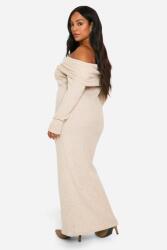 Boohoo kötött maxi ruha csíkos nyitott vállú B18 avy 50