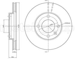 METELLI Brzdový kotúč METELLI 23-0170 (23-0170)