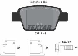 TEXTAR Sada brzdových platničiek kotúčovej brzdy TEXTAR 2371481 (2371481)
